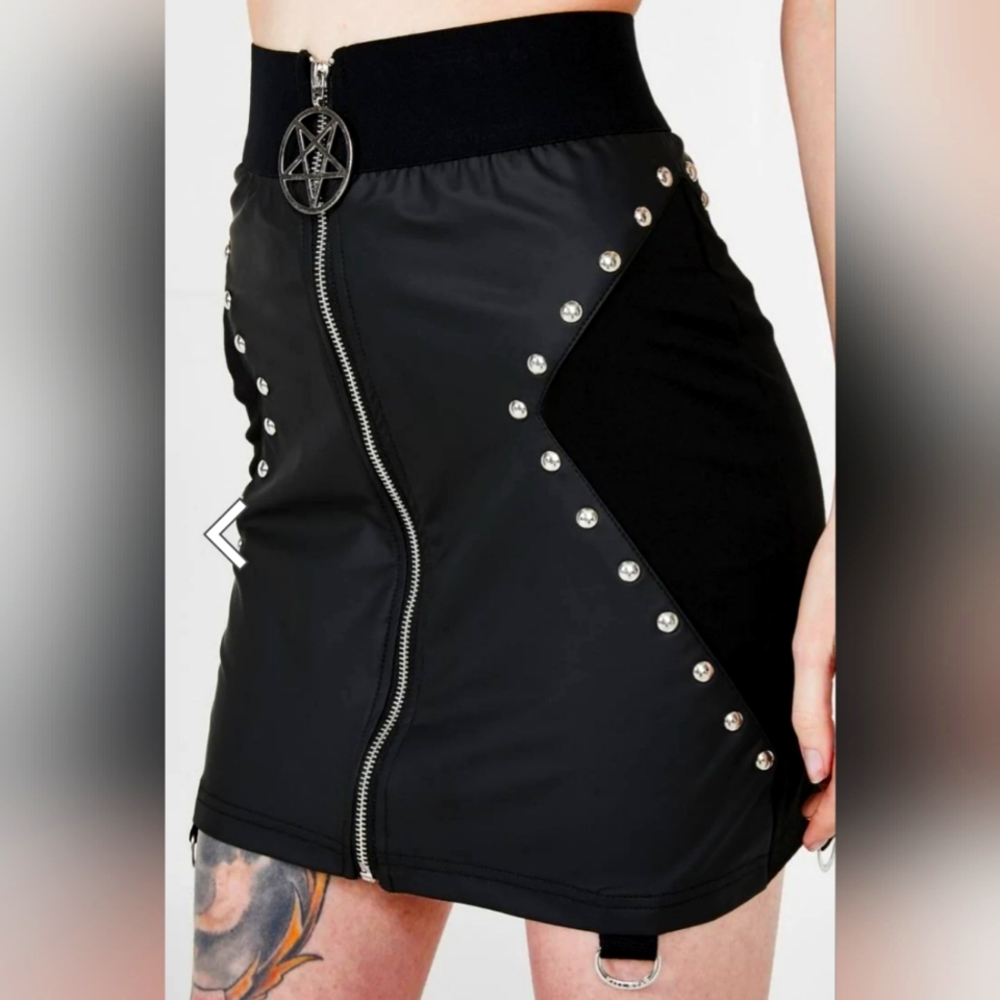 Killstar Idefy Mini Skirt, size LG